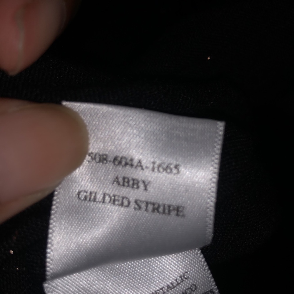 Rails Abby Glided Stripe Size M Black With Metall… - image 4